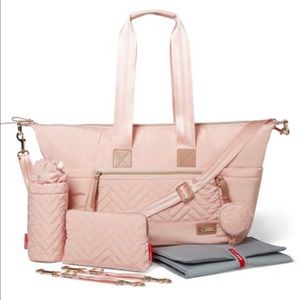 New w/ tag blush pink Skip Hop 6in1 diaper satchel